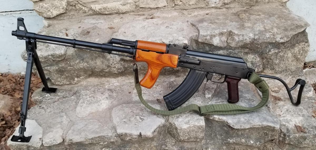 1989 Romanian Sidefolding Rpk Ak Rifles