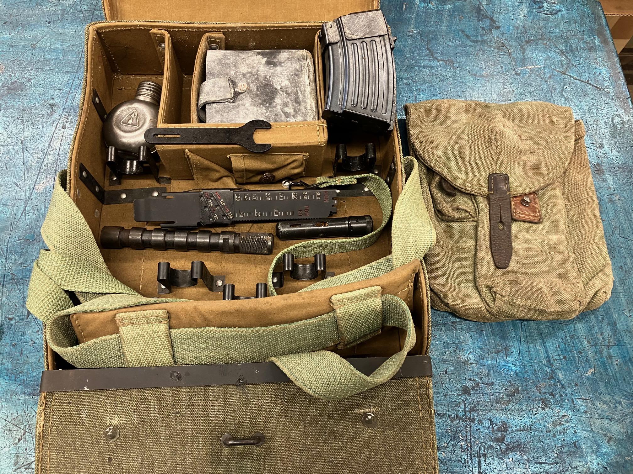 Two Polish AK47 KBK milled parts kits with hardwood stock sets,Turbo