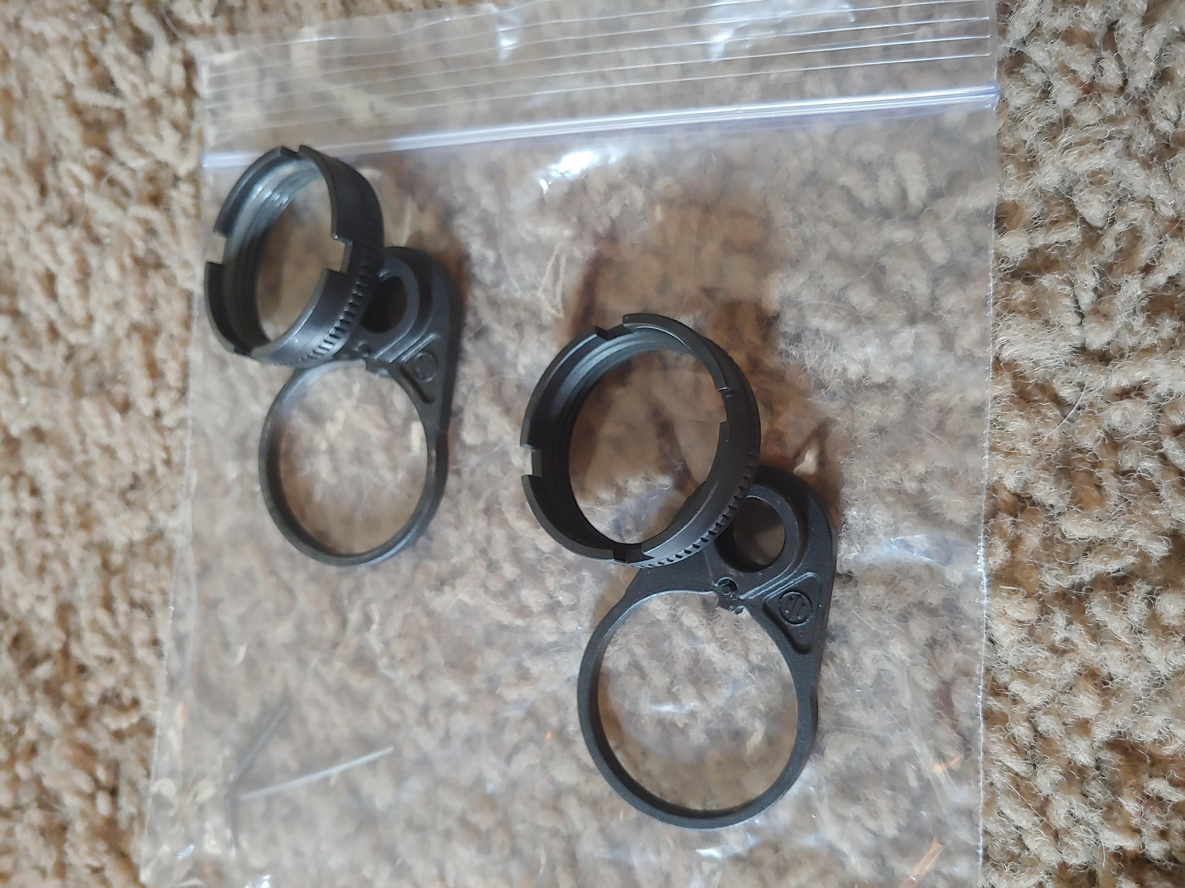 PWS ratcheting castle nut/end plate