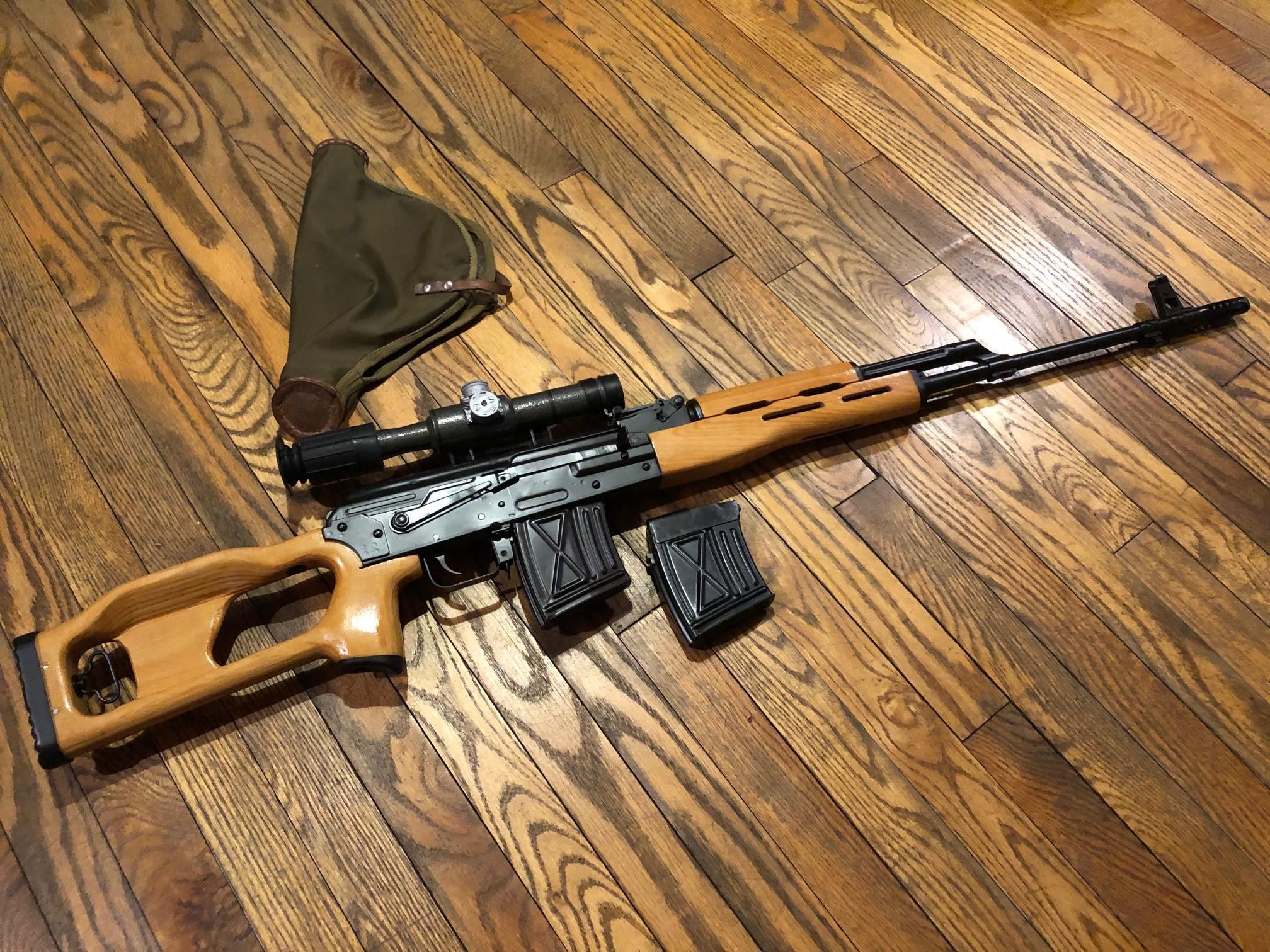 WTS: Romanian PSL rifle with scope & magazines. Built from original ...