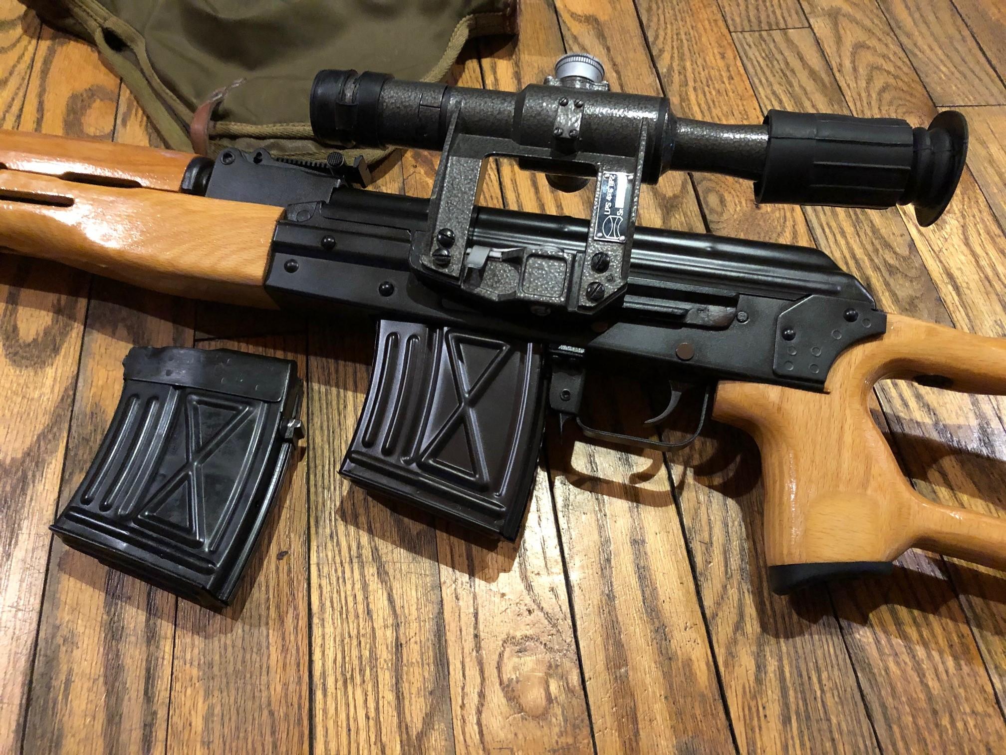 WTS: Romanian PSL rifle with scope & magazines. Built from original ...